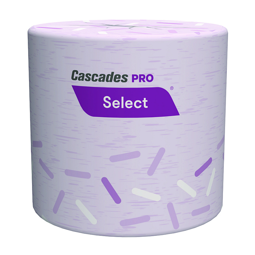 Cascades&reg; Pro Select Standard Toilet Paper, 1-Ply, 1,000-ft. Roll, 96 Rolls (B152)