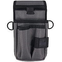 ergodyne Arsenal 5569 Belt Clip Tool Pouch with Device Holster, 4 Compartments, 5 x 2 x 8.5, Polyester, Gray (13669)