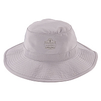 ergodyne Chill-Its 8939 Cooling Bucket Hat, Polyester/Spandex, One Size Fits Most, Gray (12666)