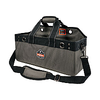 ergodyne Arsenal 5844 Bucket Truck Tool Bag with Tool Tethering Attachment Points, 18 x 7.5 x 7.5, Polyester, Gray (13744)