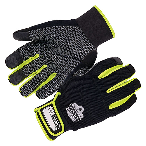 ergodyne ProFlex 850 Insulated Freezer Gloves, Black, Large, Pair (18154)