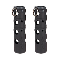 ergodyne Squids 3745 Tool Grip and Tether Attachment Point, 1 lb Max Working Capacity, 5.5" Long, Black, 2/Pack (19747)
