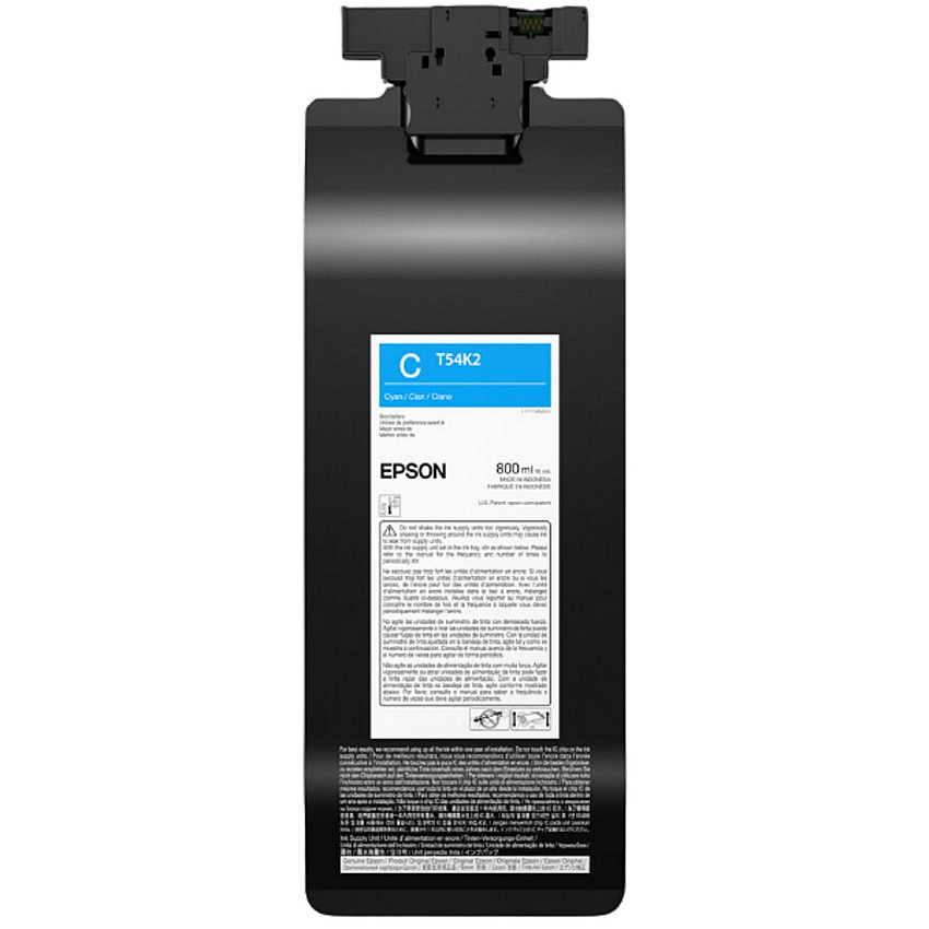 Epson T54K220 (T54K) UltraChrome DG2 Ink, 800 mL, Cyan