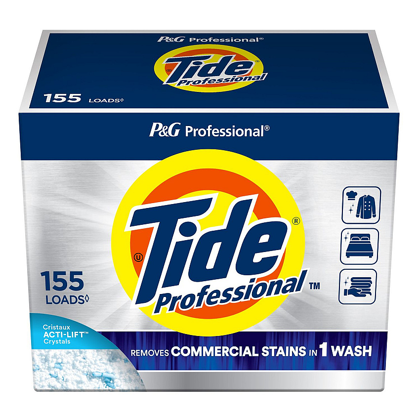 Tide&reg; Professional Powder Laundry Detergent, 197 oz Box (14120)