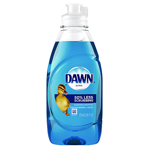 Ultra Liquid Dish Detergent, Dawn Original, 5.8 oz Bottle, 18/Carton (10926)