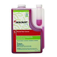 AbilityOne 7930017149188, SKILCRAFT ECO Neutral Floor Cleaner Concentrate, 2 L Bottle, 4/Pack