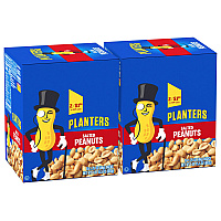 Planters Salted Peanuts, 1.75 oz Pack, 18 Packets/Box, 2 Boxes/Carton (60004060)