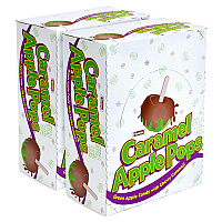 Tootsie Roll Caramel Apple Pops, 0.63 oz Individually Wrapped, 48/Box, 2 Boxes/Carton (60004066)