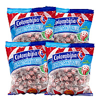 Colombina Jumbo Peppermint Balls, 0.32 oz Individually Wrapped, 120/Bag, 4 Bags/Carton (60004063)