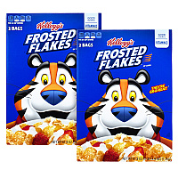 Kellogg's Frosted Flakes Breakfast Cereal, 2 Bags/61.9 oz Box, 2 Boxes/Carton (60004075)