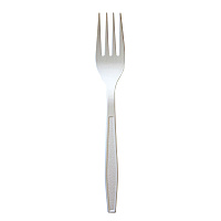 Boardwalk Heavyweight Polypropylene Cutlery, Fork, White, 1,000/Carton (BWKFORKWHPP)