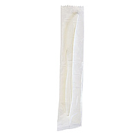 Boardwalk Mediumweight Wrapped Polypropylene Cutlery, Knife, White, 1,000/Carton (BWKKNIFEMWPPIW)