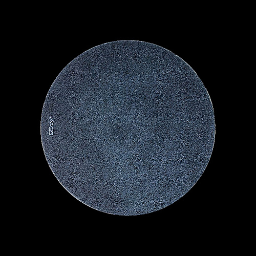 SC Johnson Professional EZ Care Polishing Pad, 27" Diameter, Black/Gray, 2/Carton (311184)