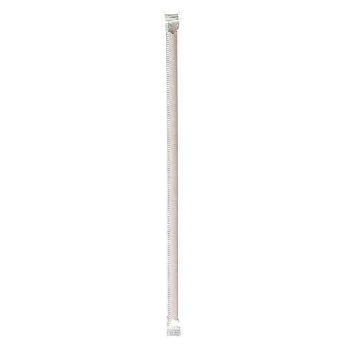 Boardwalk Wrapped Jumbo Straws, 10.25", Polypropylene, Red, 2,000/Carton (BWKJSTW1025RED)