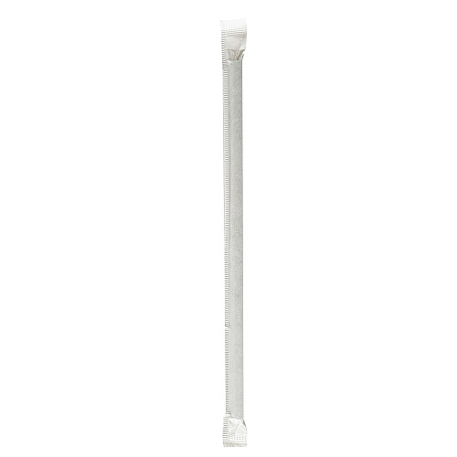Boardwalk Wrapped Jumbo Paper Straws, 7.75", Paper, Black, 1,280/Carton (BWKPPRSTRWBLIW)