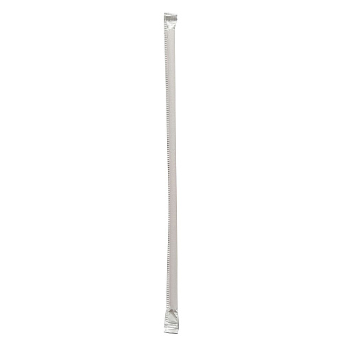 Boardwalk Wrapped Giant Straws, 10.25", Polypropylene, Red/White Striped, 1,200/Carton (BWKGST1025RW)