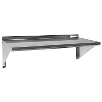 BK Resources Stainless Steel Economy Overshelf, 24w x 16d x 11.5h, Stainless Steel, Silver, 2/Pallet (2WSE1624)