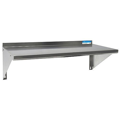 BK Resources Stainless Steel Economy Overshelf, 24w x 16d x 11.5h, Stainless Steel, Silver, 2/Pallet (2WSE1624)