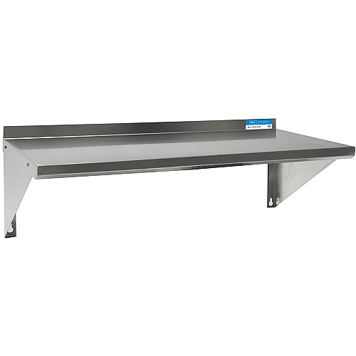 BK Resources Stainless Steel Economy Overshelf, 24w x 12d x 8h, Stainless Steel, Silver, 2/Pallet (2WSE1224)
