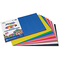 Prang SunWorks Construction Paper, 50 lb Text Weight, 12 x 18, Assorted Colors, 50 Sheets/Pack, 25 Packs/Carton (6507CT)