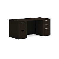 HON Mod Double Pedestal Desk Bundle, 66