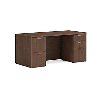 HON Mod Double Pedestal Desk Bundle, 66