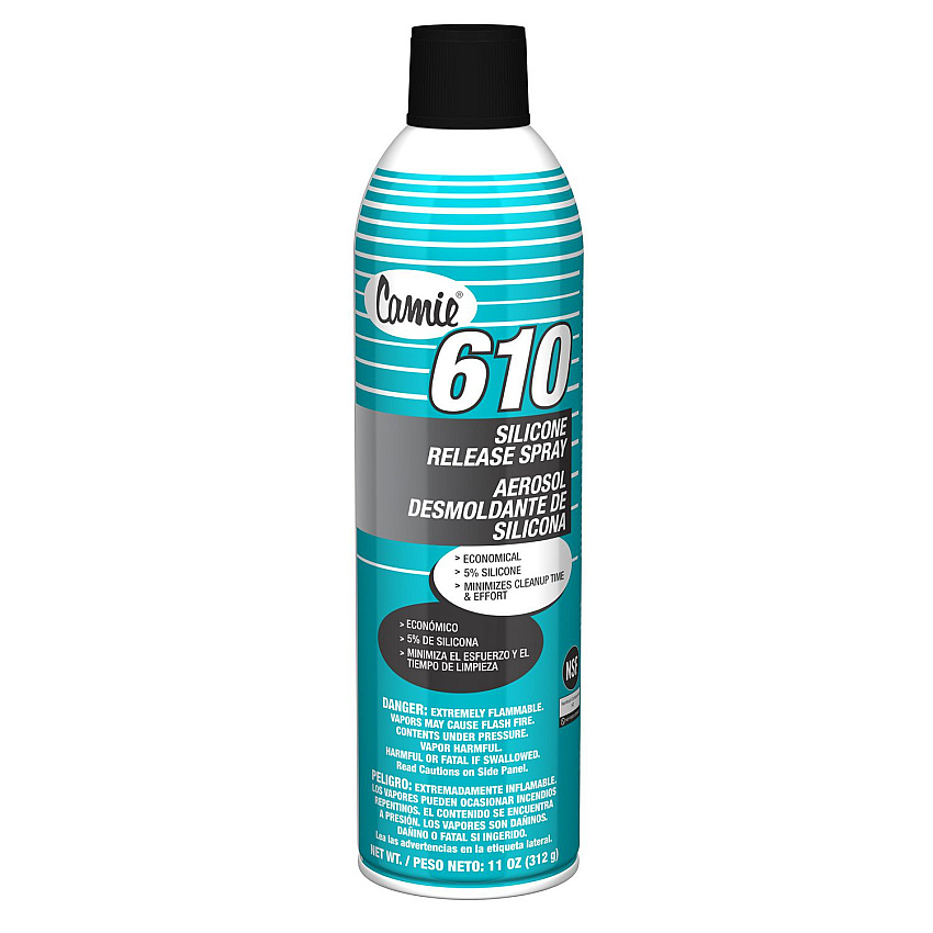 Camie 610 Silicone Release Agent, 11 oz Aerosol Can, 12/Carton