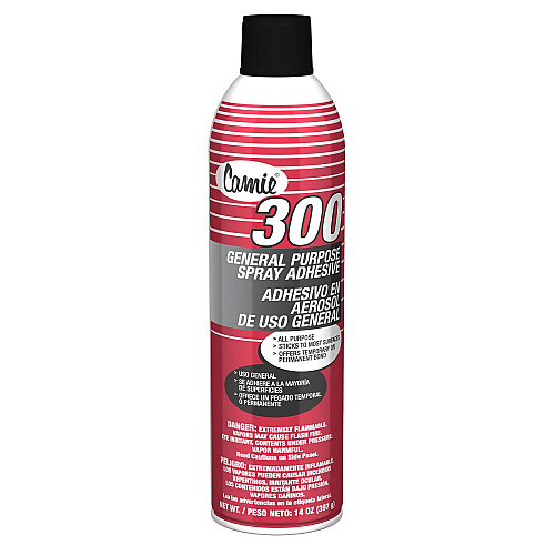 Camie 300 General Purpose Spray Adhesive, 14 oz, 12/Carton