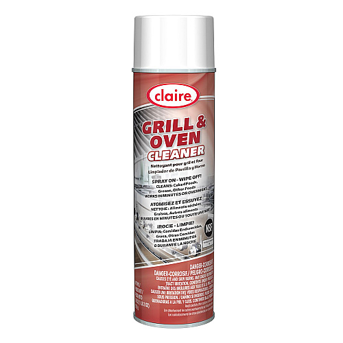 Claire Grill and Oven Cleaner, 18 oz Aerosol Spray, 12/Carton (826)