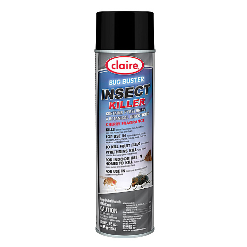 Claire Bug Buster Insect Killer, 15 oz Aerosol Spray, 12/Carton (271)