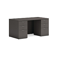 HON Mod Double Pedestal Desk Bundle, 60