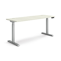 HON Coordinate Height Adjustable Desk Bundle 2-Stage, 70" x 22" x 27.75" to 47", Silver MeshSilver (HAT2SMSV2270)