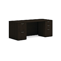 HON Mod Double Pedestal Desk Bundle, 72
