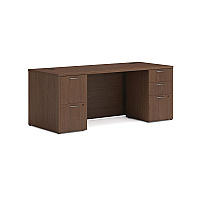 HON Mod Double Pedestal Desk Bundle, 72