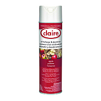 Claire Aerosol Air Freshener and Deodorizer, Apple, 10 oz Aerosol Spray, 12/Carton (161)