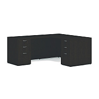 HON Mod L-Station Double Pedestal Desk Bundle, 60