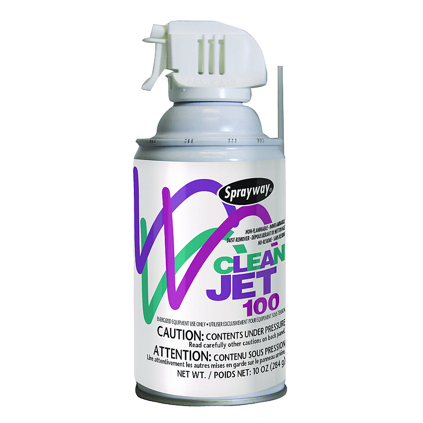 Sprayway Clean Jet 100, 10 oz Aerosol Can, 12/Carton (805)