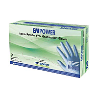 Empower Nitrile Powder Free 8 Mil Exam Gloves Blue Med, Case Of 1000 (EPW445)