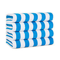 California Cabana Beach Towels 30x70 Blue - Case Of 24 (CABANA-BL-CS)