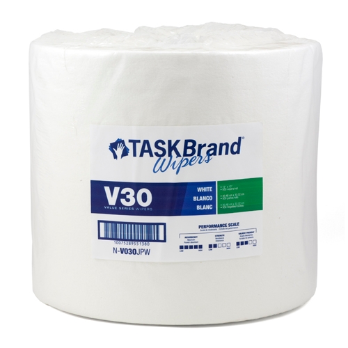 V30 Lightweight Drc White 12.25x12 Jr 950/roll - Case Of 950 (N-V030JPW)