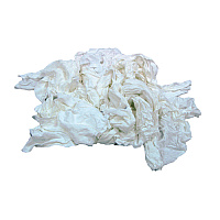 New Washed & Bleached White Knits (t-shirt/polo), 25lb Box (457-25)