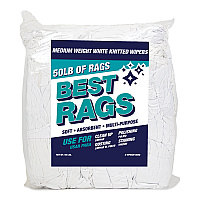 R2-w50 T-shirt Reclaimed Rags White - 50lb Bag (R2-W50-50BG)