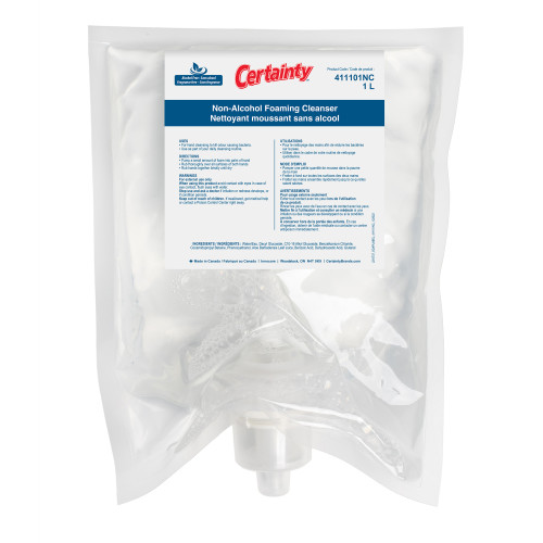 Certainty Non-alcohol Foaming Cleanser, 1 Liter - Case Of 4 (411101NC)
