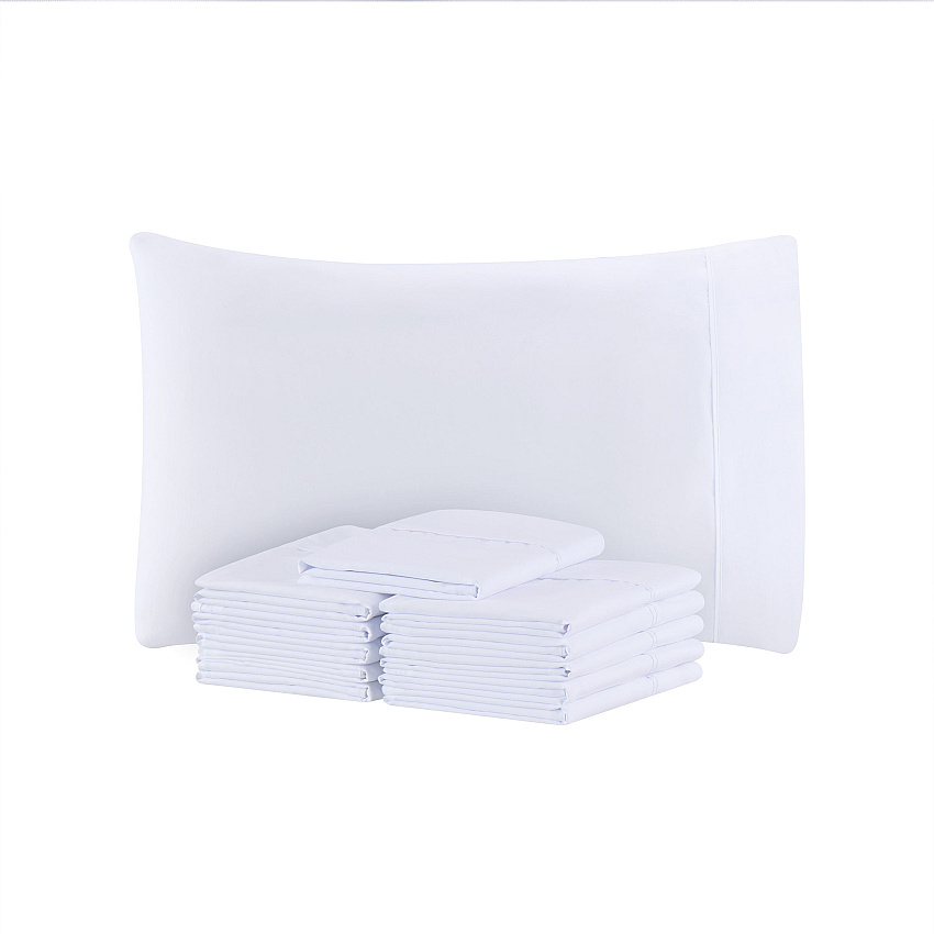 Host & Home Microfiber Pillowcase King White - Case Of 72 (MFP-2040)