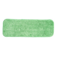 Microworks Flat Microfiber Pad, Green, 16" - Pack Of 12 (2504-SPH-MFP-16G)