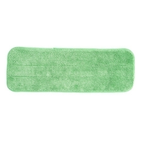 Microworks Flat Microfiber Pad, Green, 16" - Pack Of 12 (2504-SPH-MFP-16G)