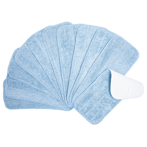 Microfiber Flat Wet Mop - 13", Blue - Pack Of 12 (M830013B)