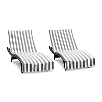 California Cabana Chaise Cover 30x85 Grey - Case Of 12 (CC-CABANA-GY-CS)