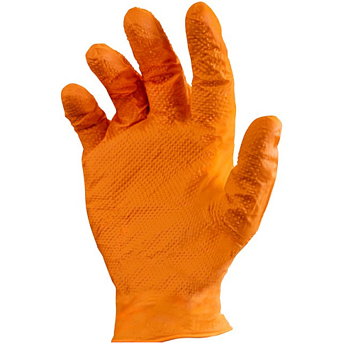 Catch Light By Proworks Nitrile Powder Free 6 Mil Gloves Orange Xl - Box Of 100 (GL-NT106ORFX)