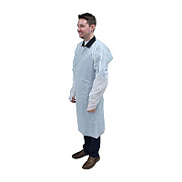 Impact 45 In. Isolation Gown L/s Elastic Wrists, White, 100/cs, Case Of 100 (MCPE-45W)